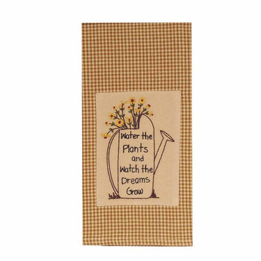 Mustard Nutmeg Watch Dreams Grow Towel Set Of Two ETTG0056 - The Fox Decor